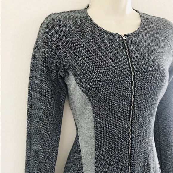 Theory Wool Blend Sweater Dress Chayenne Cityscape - Picture 3 of 8